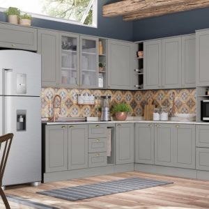 Cozinha_Americana MODULADA - HENN - CINZA